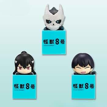 Amazon.co.jp: 【公式】怪獣8号 ひっかけフィギュア3種セット